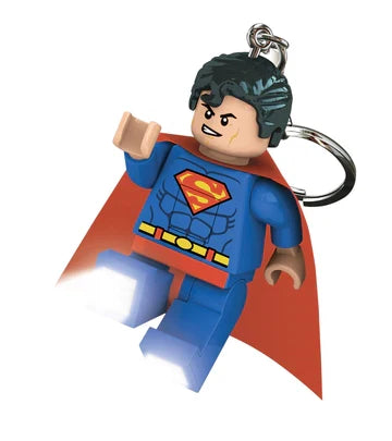 LEGO® SUPERMAN 3in SCALE MINIFIGURE LED KEYCHAIN LIGHT