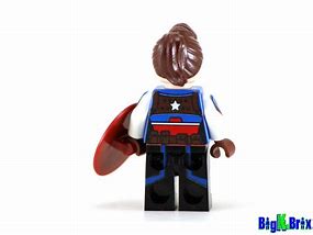CAPTAIN AMERICA PEGGY CARTER Custom Printed & Inspired Lego Marvel Minifigure