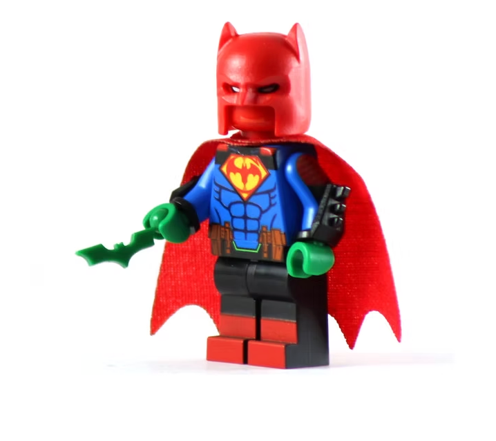 SUPERIOR BAT Custom Printed DC Minifigure