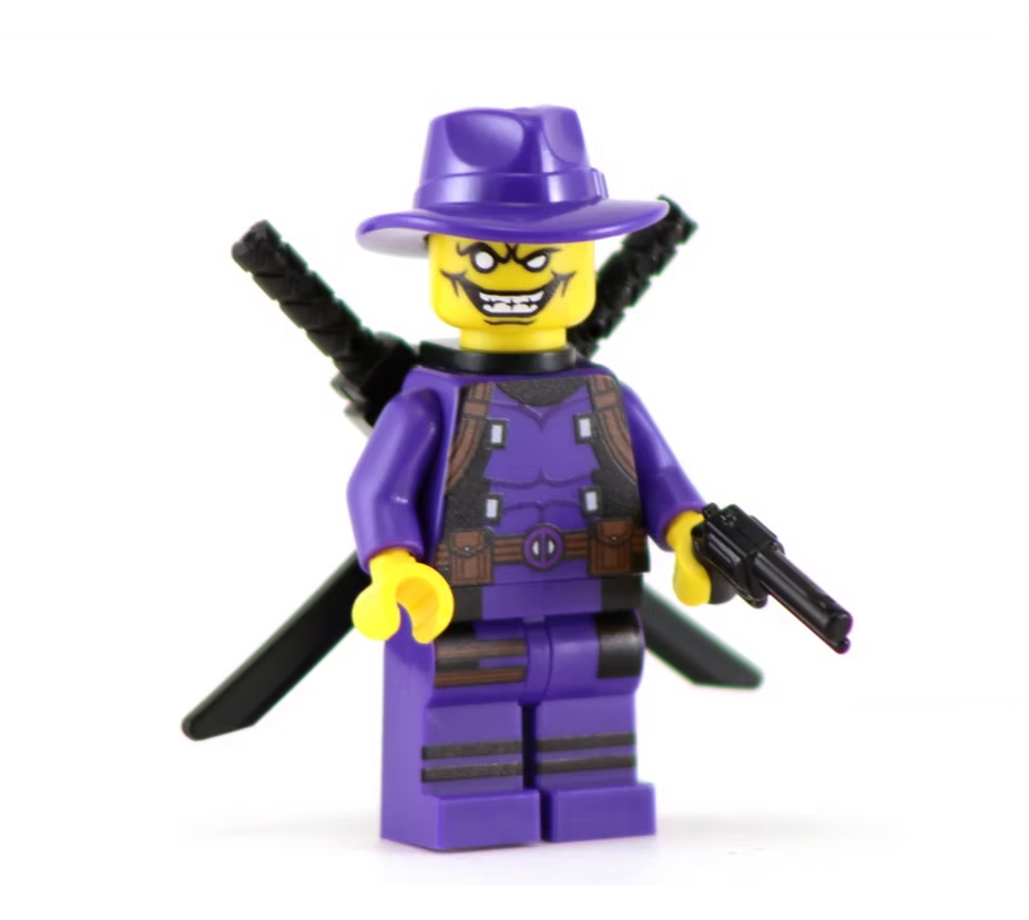 PURPLECAP MERCPOOL Custom Printed Marvel Minifigure