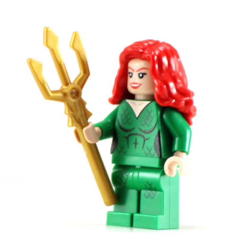 QUEEN OF ATLANTIS Custom Printed DC Minifigure