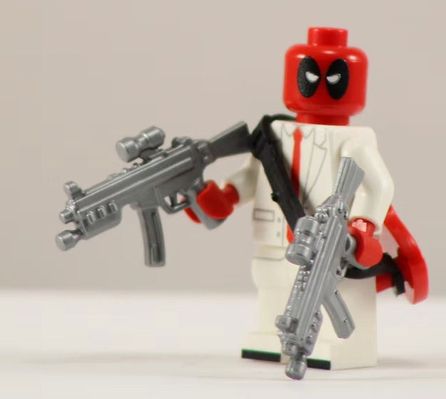 AGENT MERCPOOL Custom Printed Marvel Minifigure