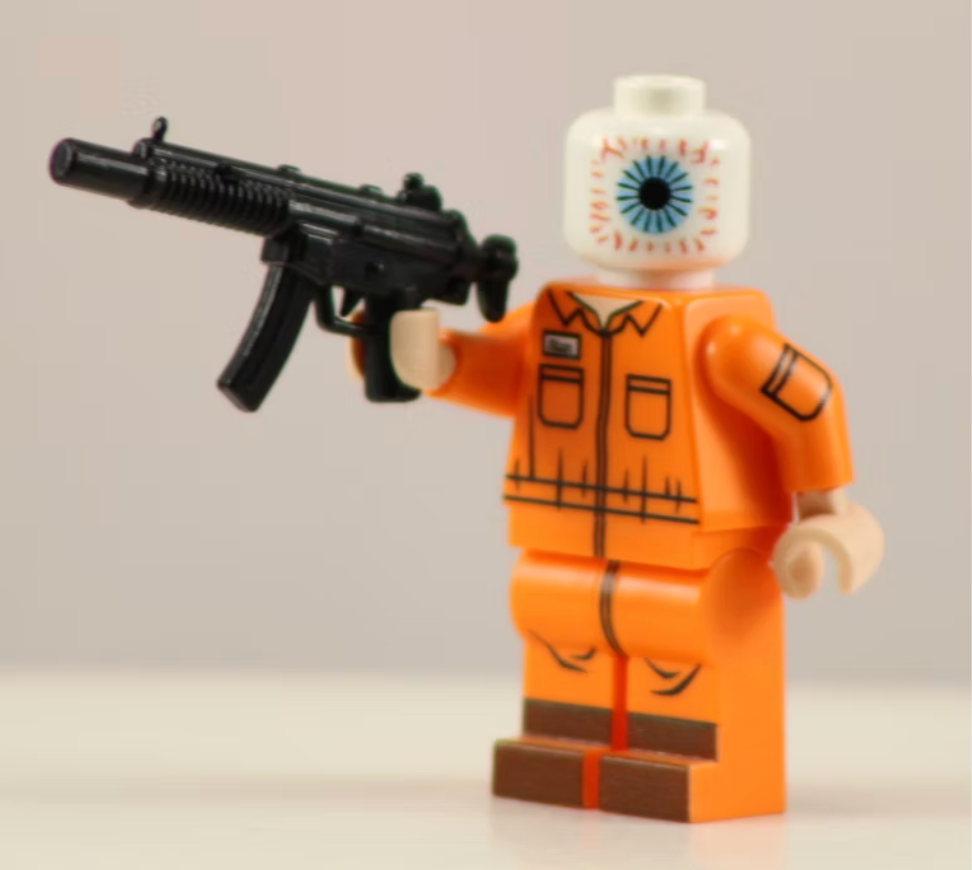 EYEBALL JOKESTER GOON Custom Printed Minifigure