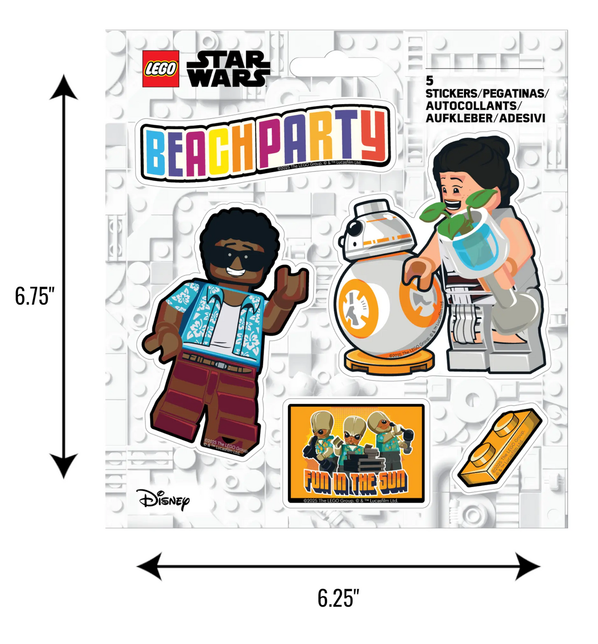LEGO® Star Wars™ Sticker - Beach Party (53866)