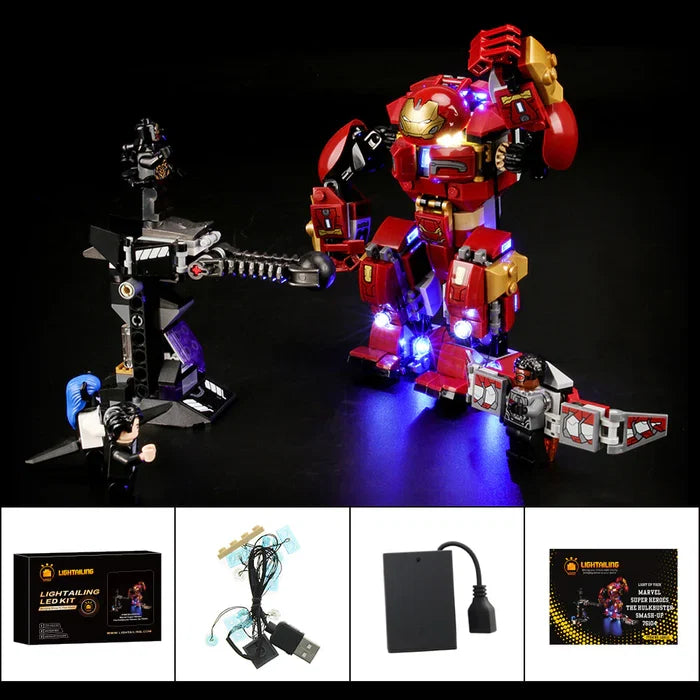 Light Kit For The Hulkbuster Smash-Up, 76104