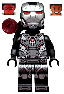 War Machine - Black and Silver Armor with Backpack, col334