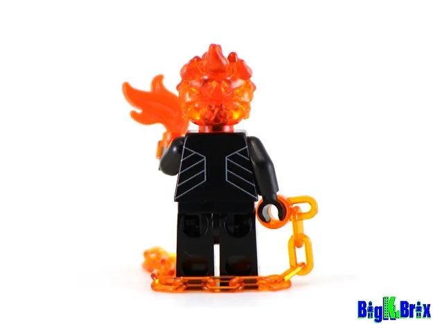 FIRE RIDER Marvel Custom Printed Minifigure