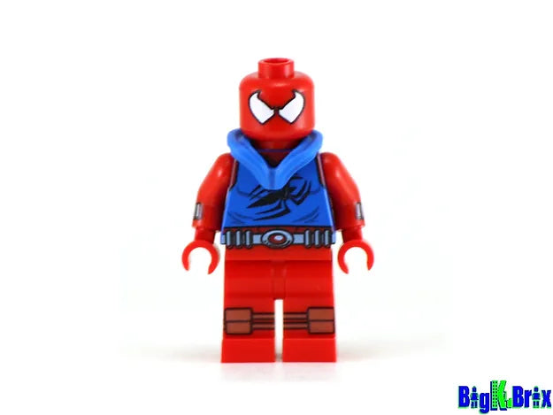 SCARLET SPIDER FIGHTER Marvel Custom Printed & Inspired Minifigure