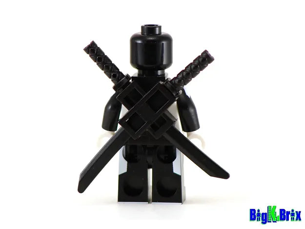 MERCPOOL Black Custom Printed & inspired Marvel Lego Minifigure.