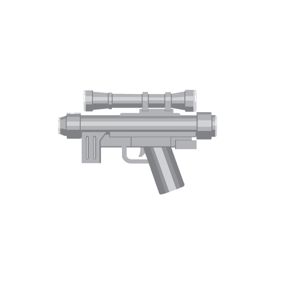 SE-14R Blaster for Lego Star Wars Minifigures