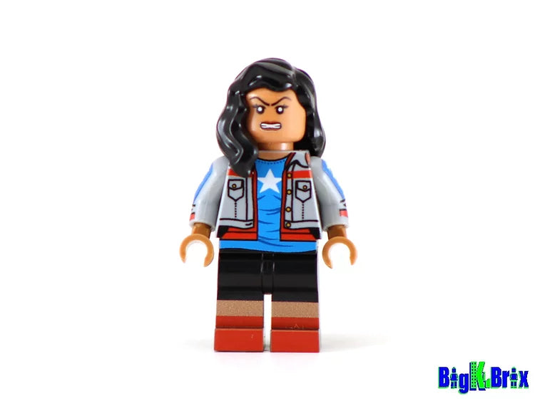 Miss America Custom Printed & Inspired Marvel Lego Minifigure