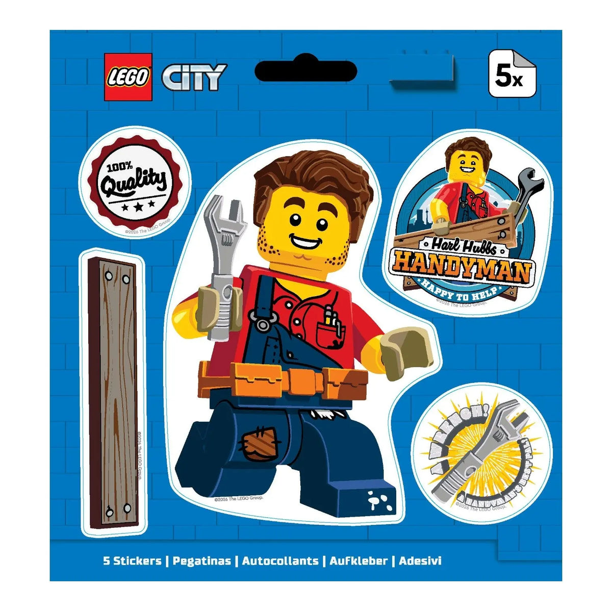 LEGO® City Sticker - Harl Hubbs (53853)