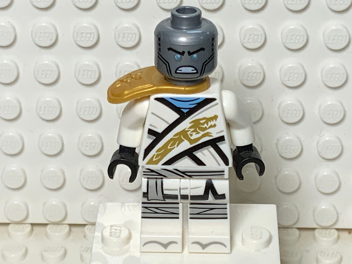 Zane, Legacy, Shoulder Pad, Flat Silver Head, njo0670 - LEGO® Ninjago Minifigure