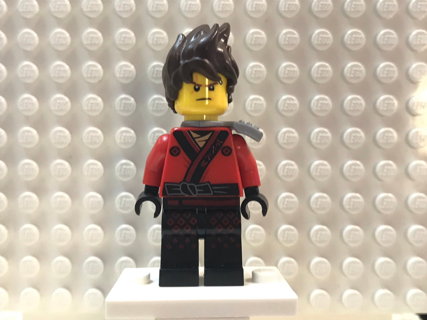 Kai- The LEGO Ninjago Movie, Hair, Flat Silver Scabbard ,njo0317
