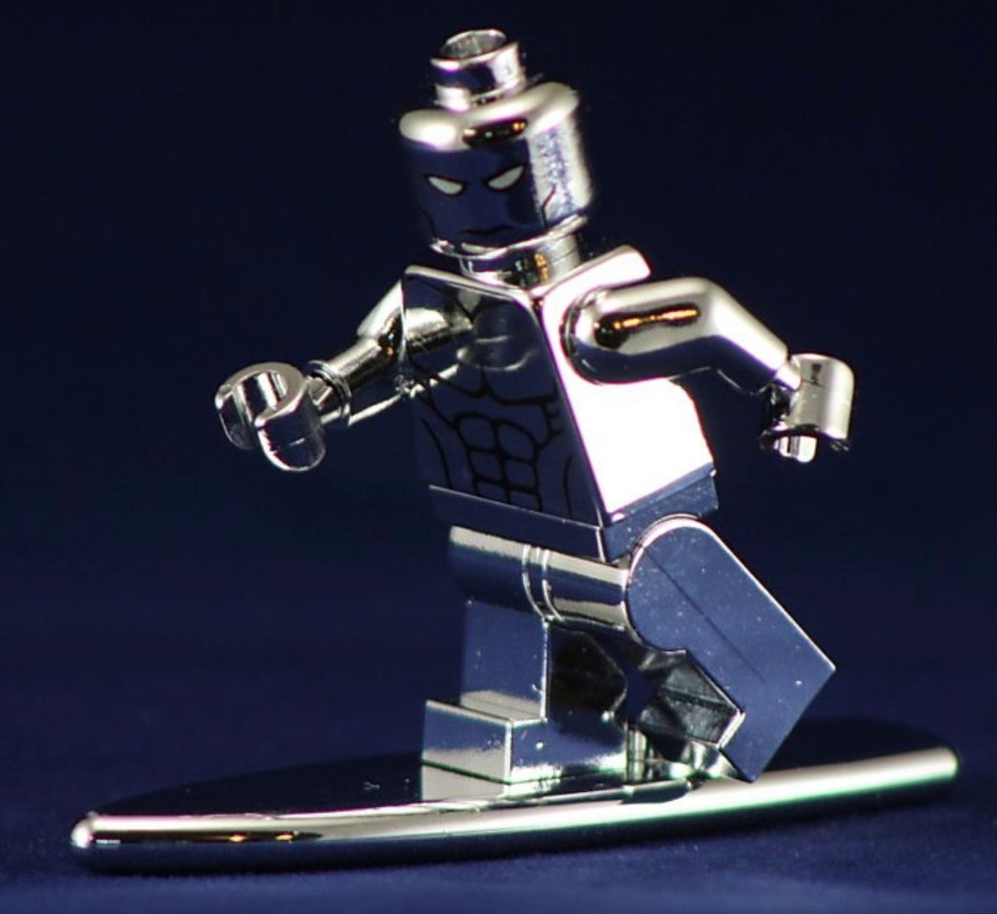 CHROMED SURFER Custom Printed & Chromed & Inspired Marvel Minifigure