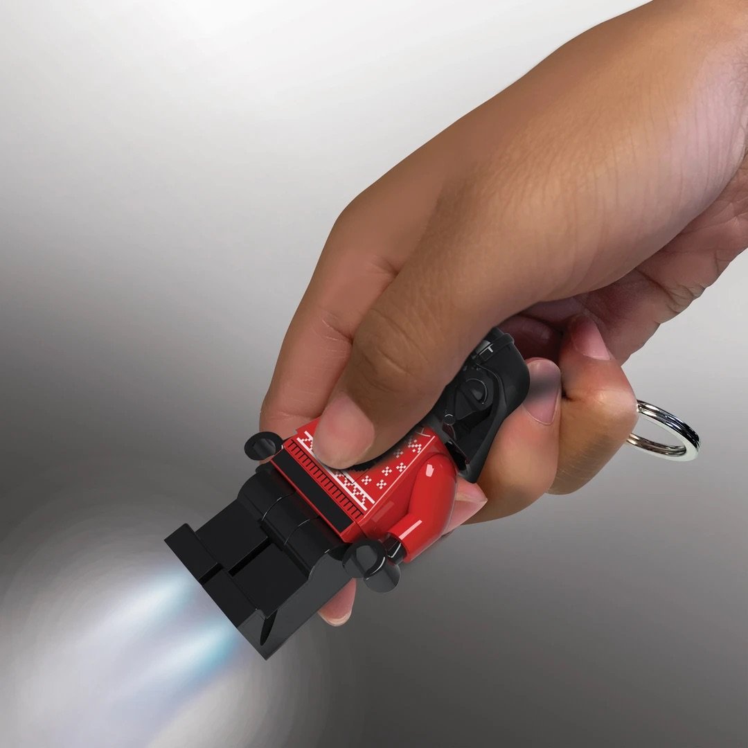 LEGO® Ugly Christmas Sweater Darth Vader Keychain LED Light 3”