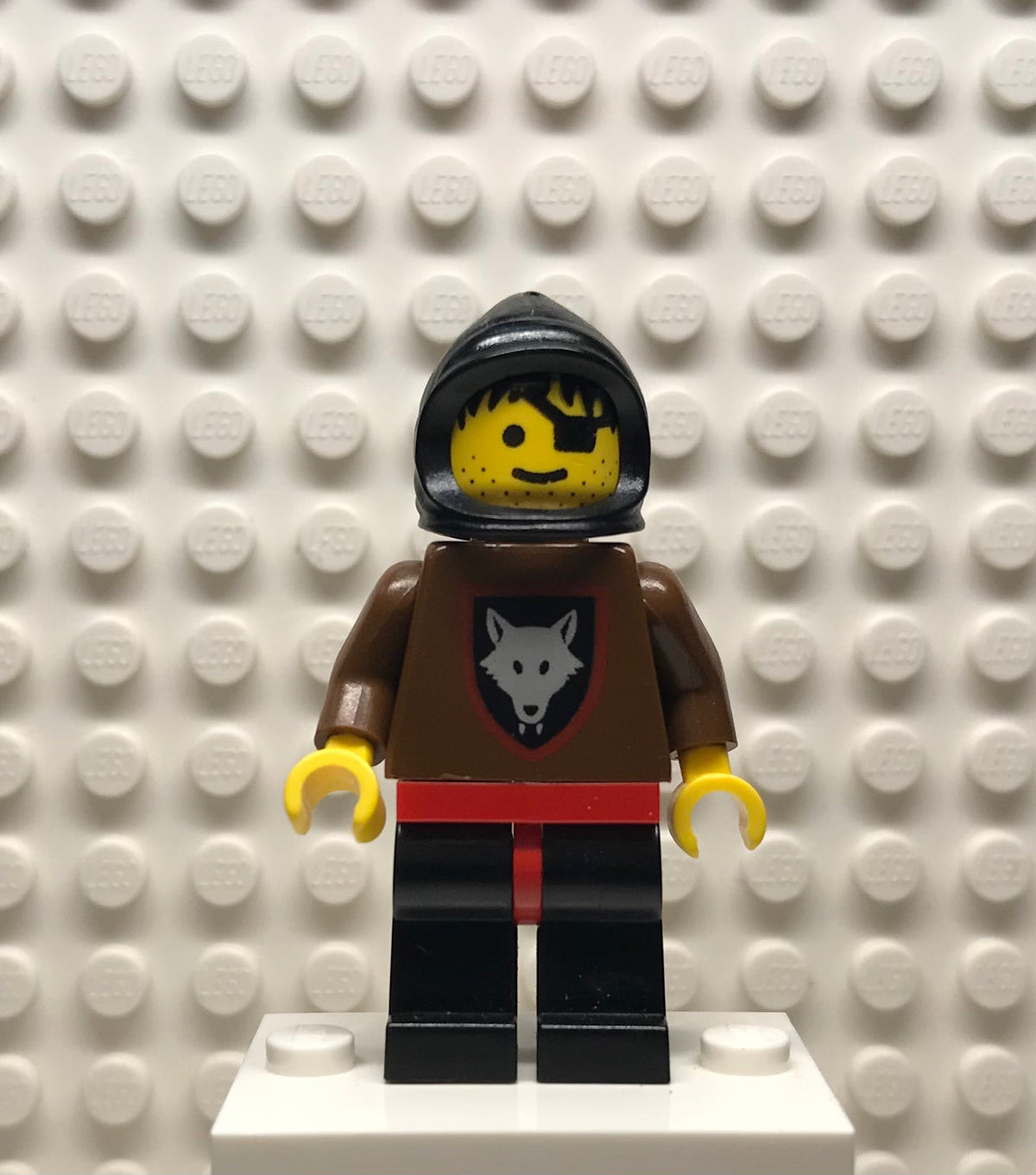 Wolfpack, Eye Patch, Brown Arms and Black Legs, Black Hood, no Cape, cas255
