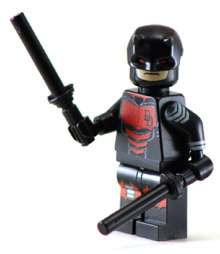 DARE DEMON Armored Custom Printed Minifigure