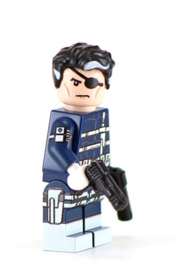 Nick Fury Custom Printed Minifigure