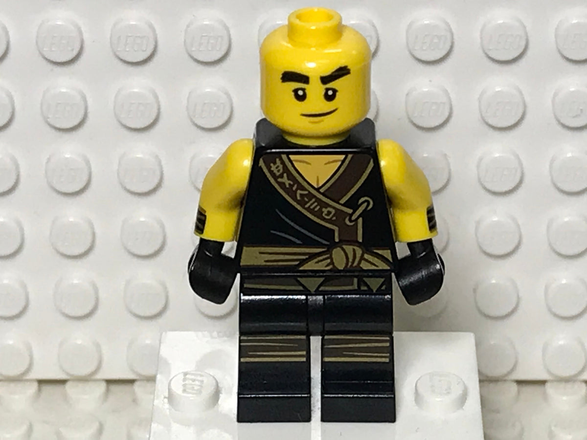 Cole, The LEGO Ninjago Movie, Arms with Cuffs, Hair, njo0323 - LEGO® Ninjago Minifigure
