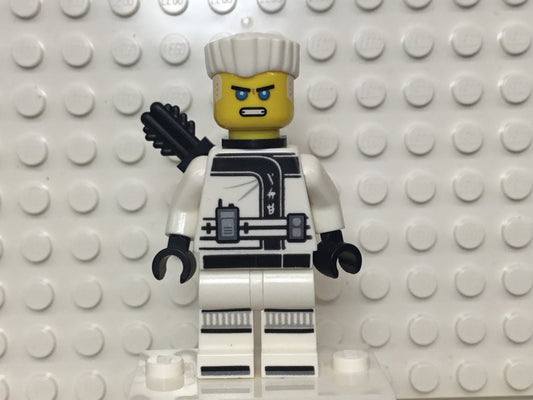 Zane - The LEGO Ninjago Movie, Hair, Quiver, njo0319 - LEGO® Ninjago Minifigure