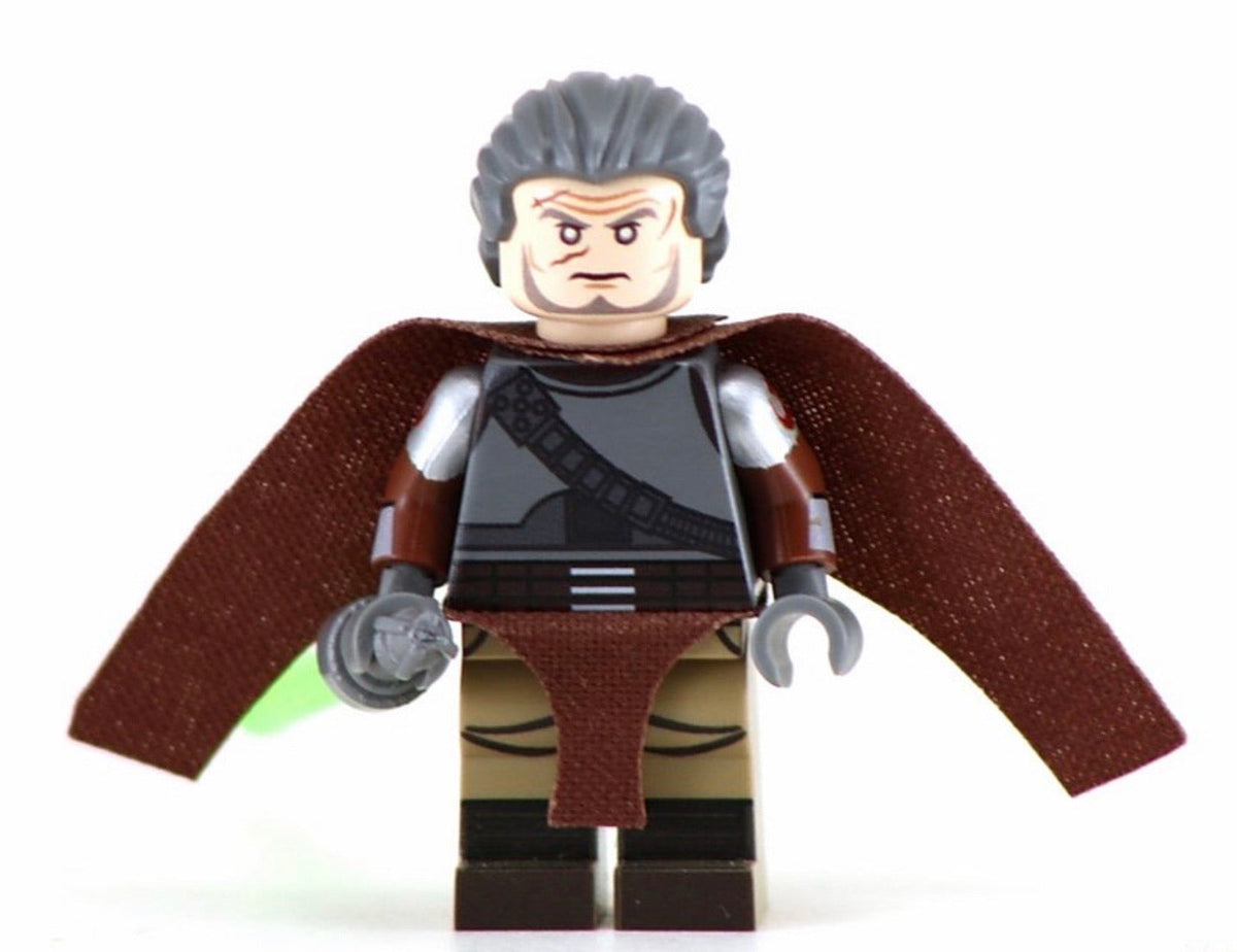 RAM KOTA Jedi Master/General Custom Printed & Inspired Star Wars Lego Minifigure