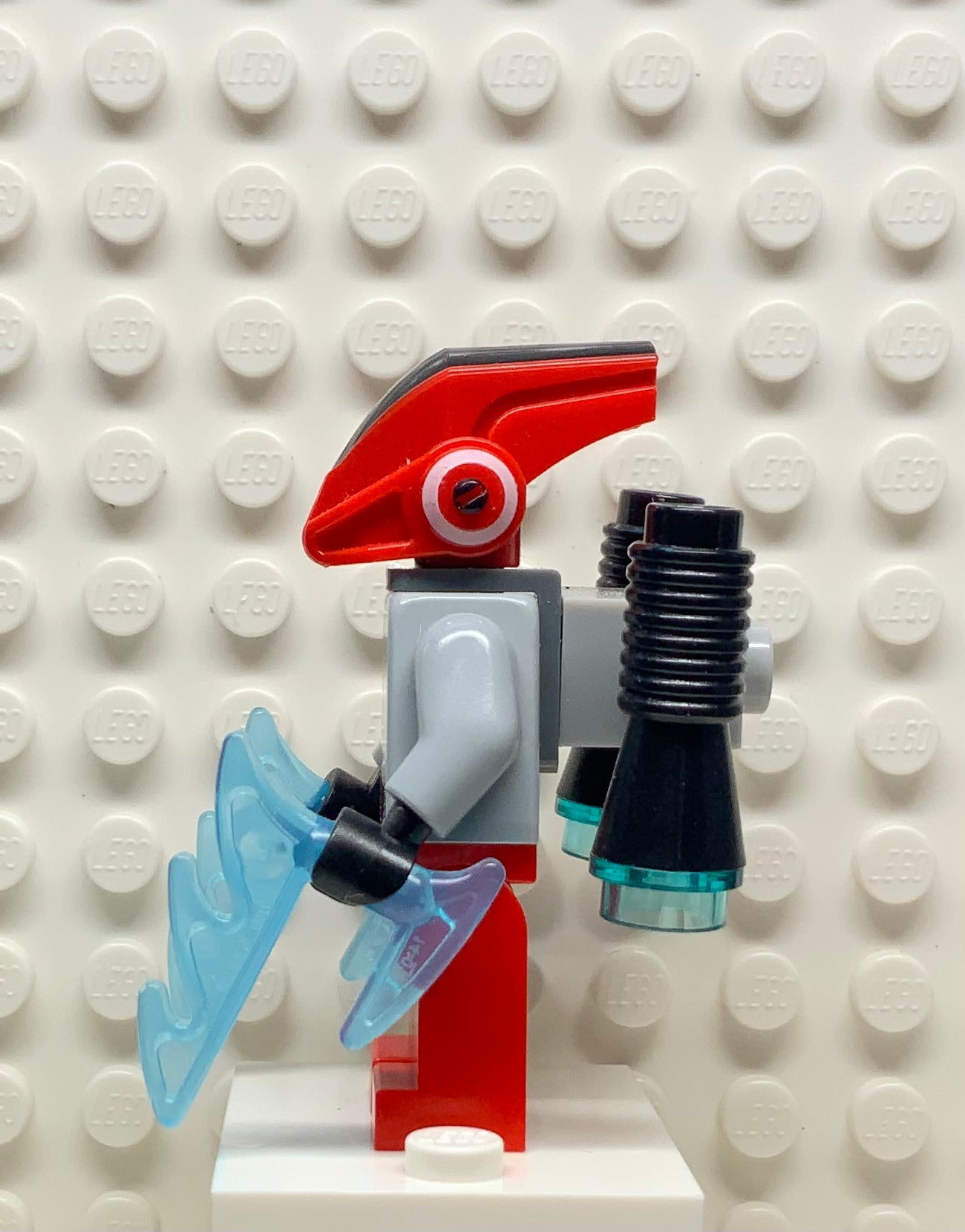 Red Robot Sidekick with Jetpack, gs006