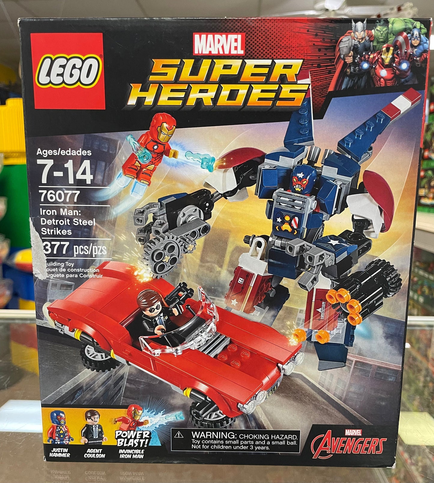 76077 - Iron Man: Detroit Steel Strikes - EMPTY BOX ONLY