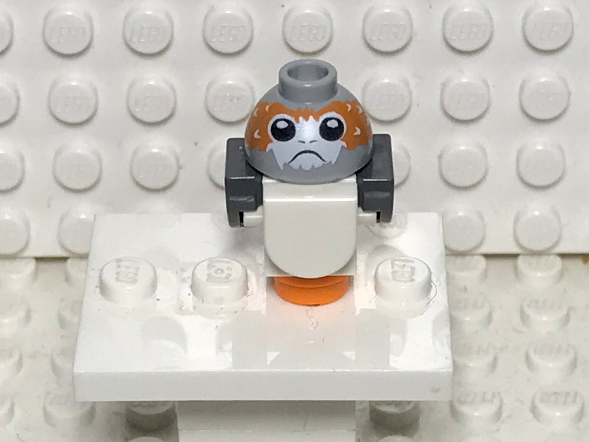 Porg - White Body, Dark Bluish Gray Wings and Tail, Porg05