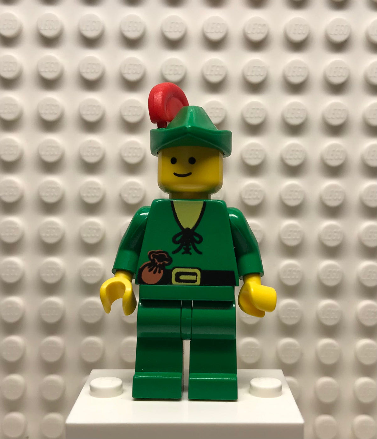 Forestman, Pouch, Green Hat, Red Plume, cas126