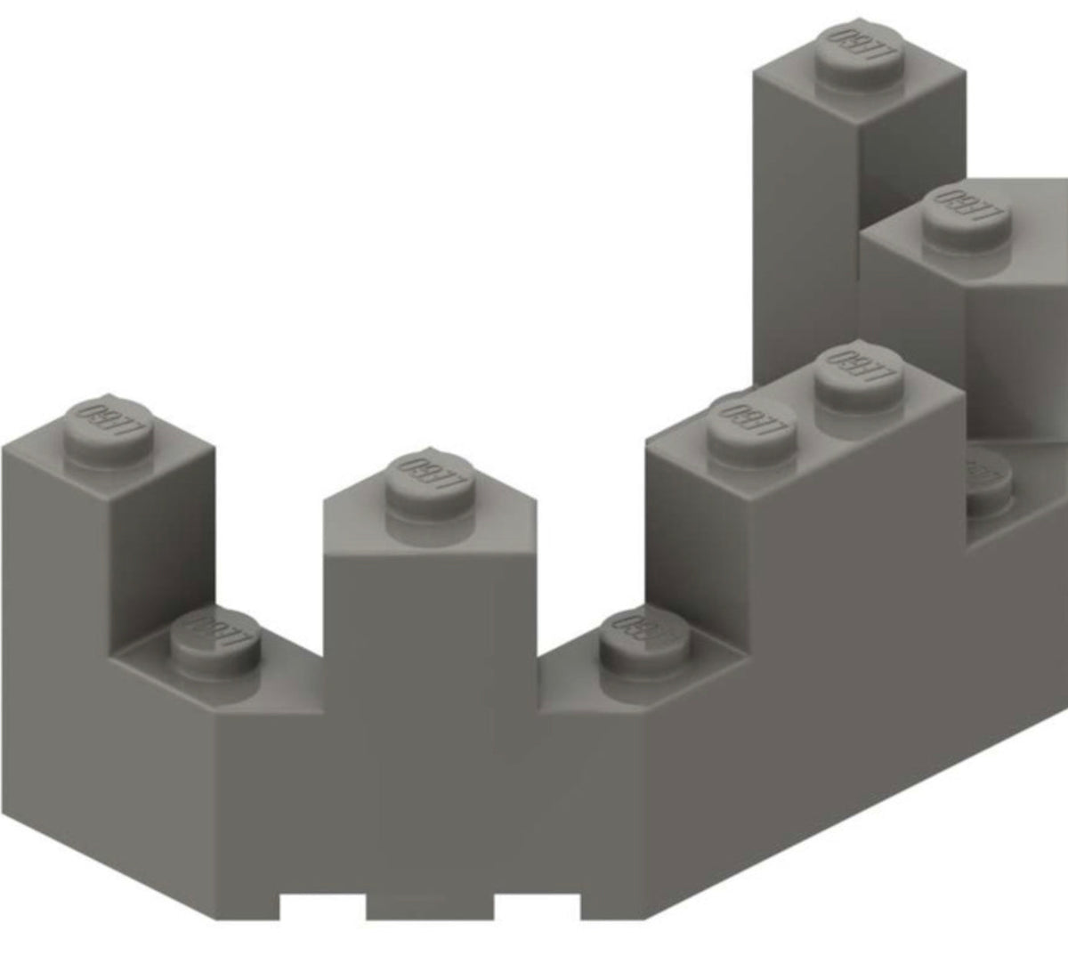 Roof Castle Turret Top 4x8x2 1/3, Part# 6066
