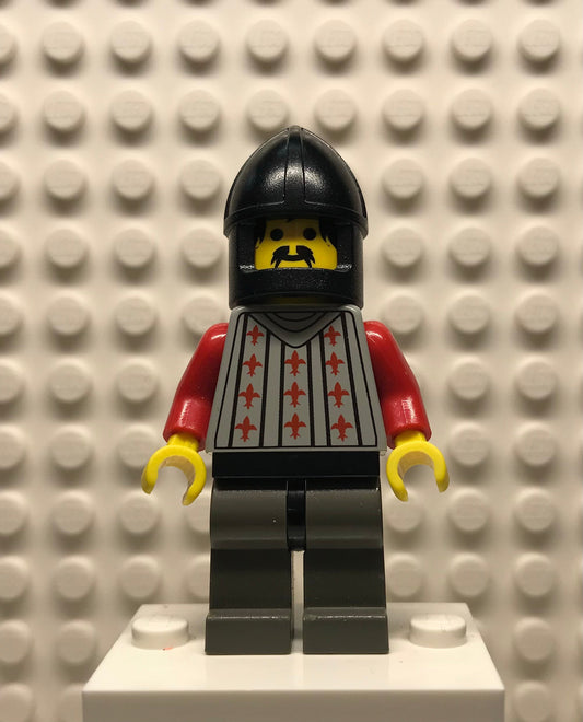 Fright Knights, Knight 2, Black Chin-Guard, cas027