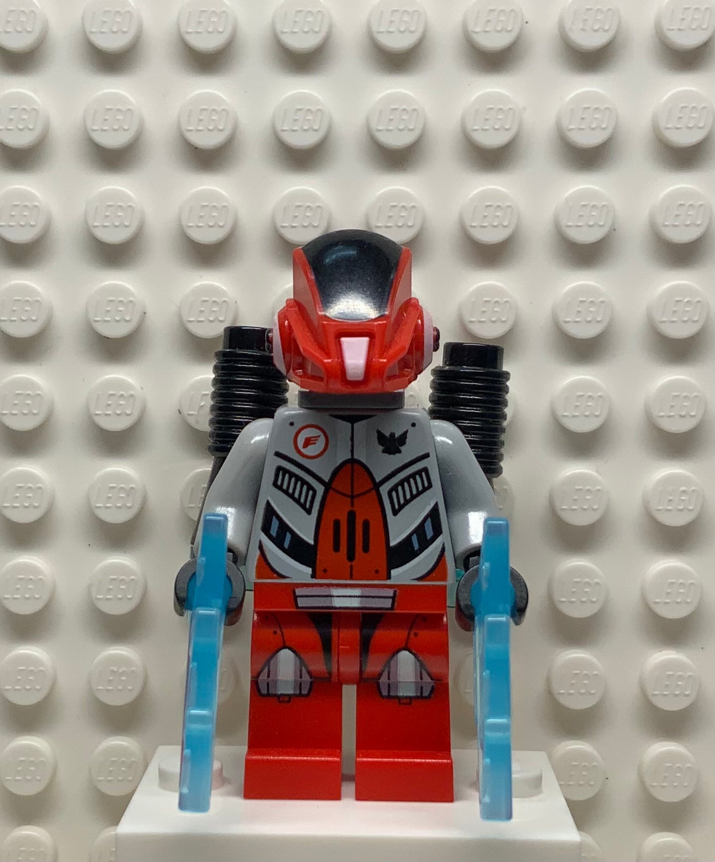 Red Robot Sidekick with Jetpack, gs006