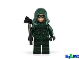 EMERALD ARROW OQ Custom Printed & Inspired Lego DC Minifigure