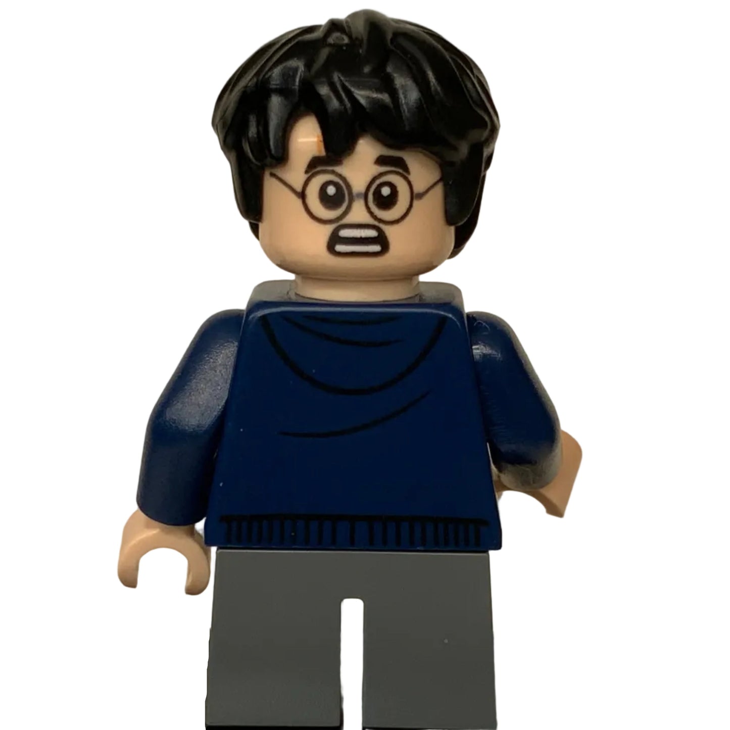 Harry Potter - Dark Blue Zip Up, Dark Bluish Gray Short Legs, hp153