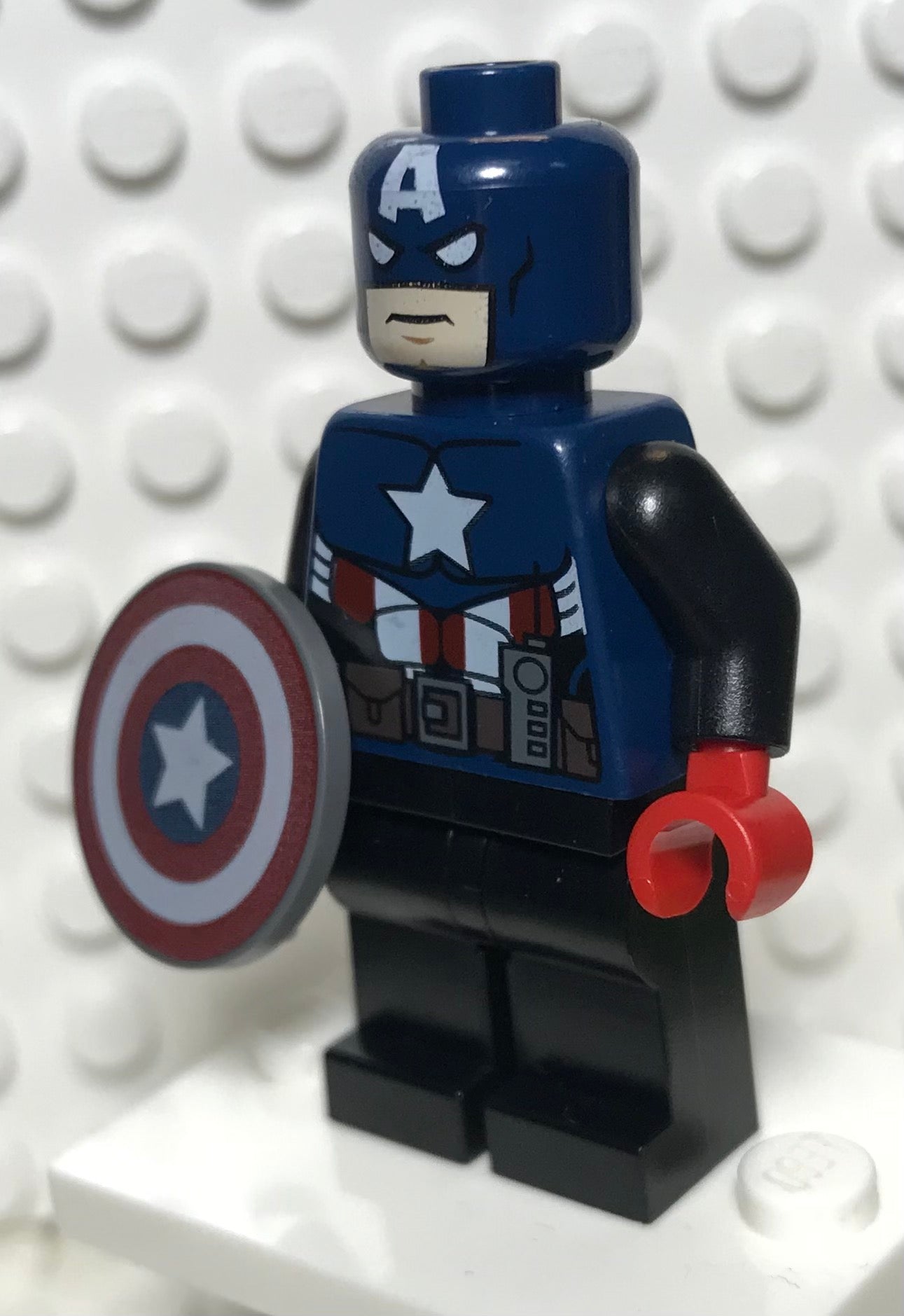 Toy Fair 2012 Captain America, sh0028, LEGO® Marvel Minifigure