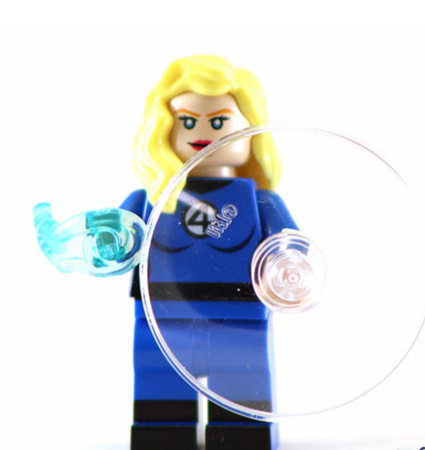 DISAPPEARING WOMAN Invisible Woman Custom Printed Minifigure
