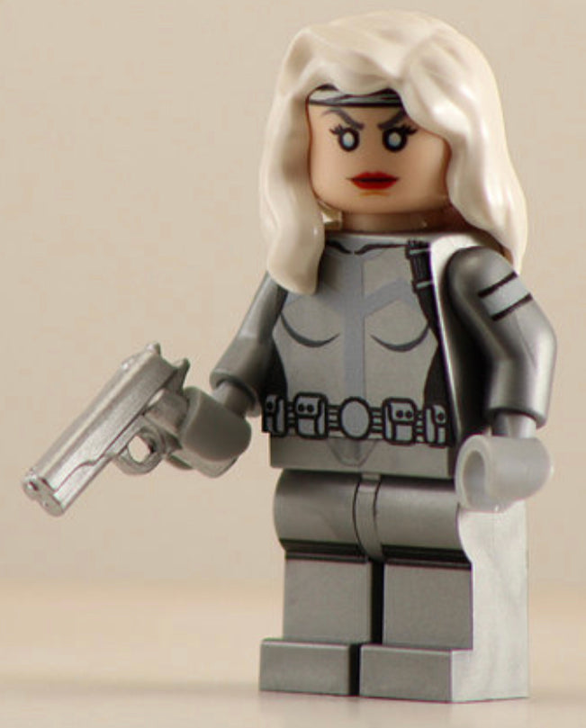 Silver Sable Custom Printed Minifigure