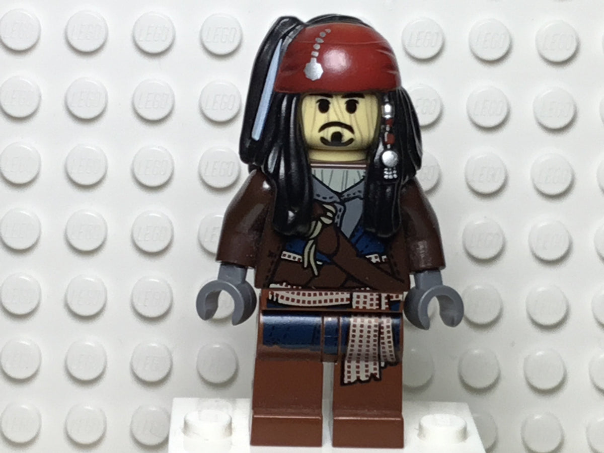 Captain Jack Sparrow Voodoo, poc029 - LEGO® POTC Minifigure