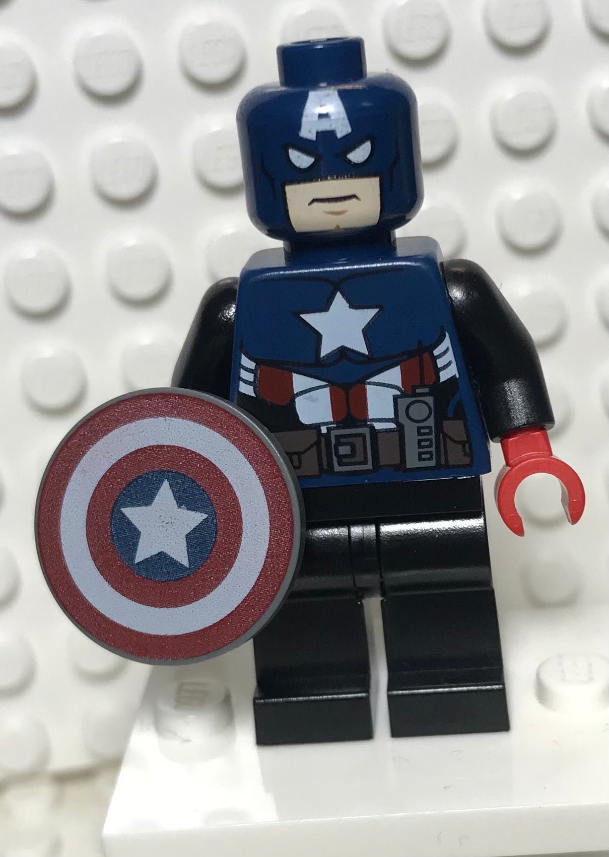 Toy Fair 2012 Captain America, sh0028, LEGO® Marvel Minifigure