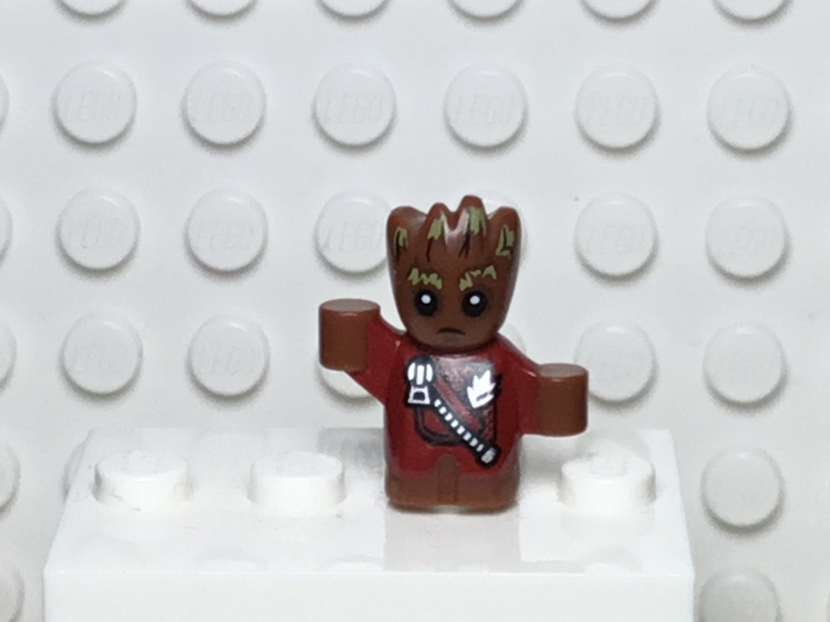 Baby Groot, Red Outfit with Zipper, sh0381