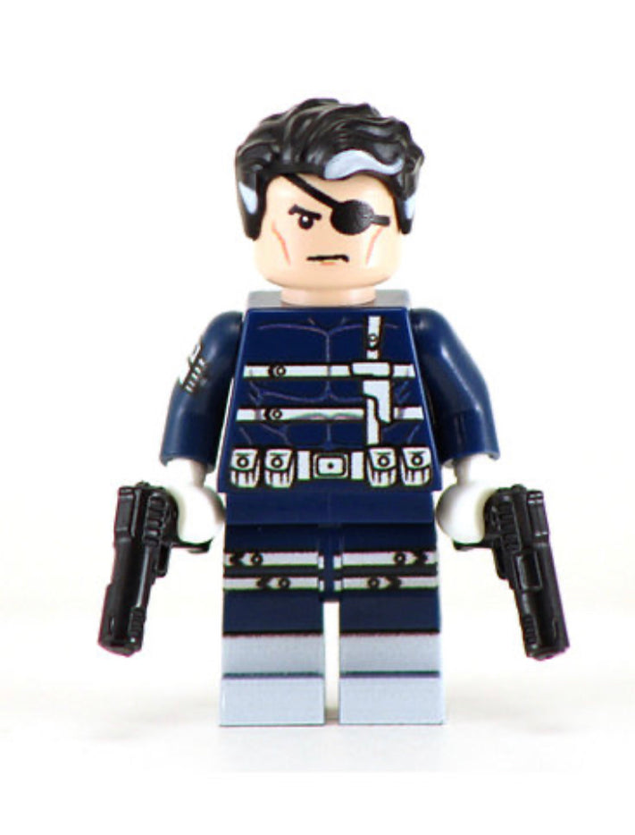 Nick Fury Custom Printed Minifigure