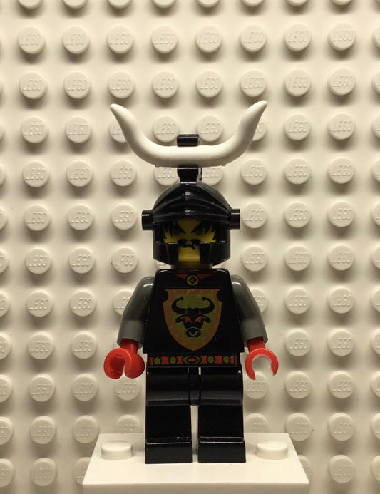 Knights Kingdom I, Cedric the Bull, Black Dragon Helmet, Horns, cas046