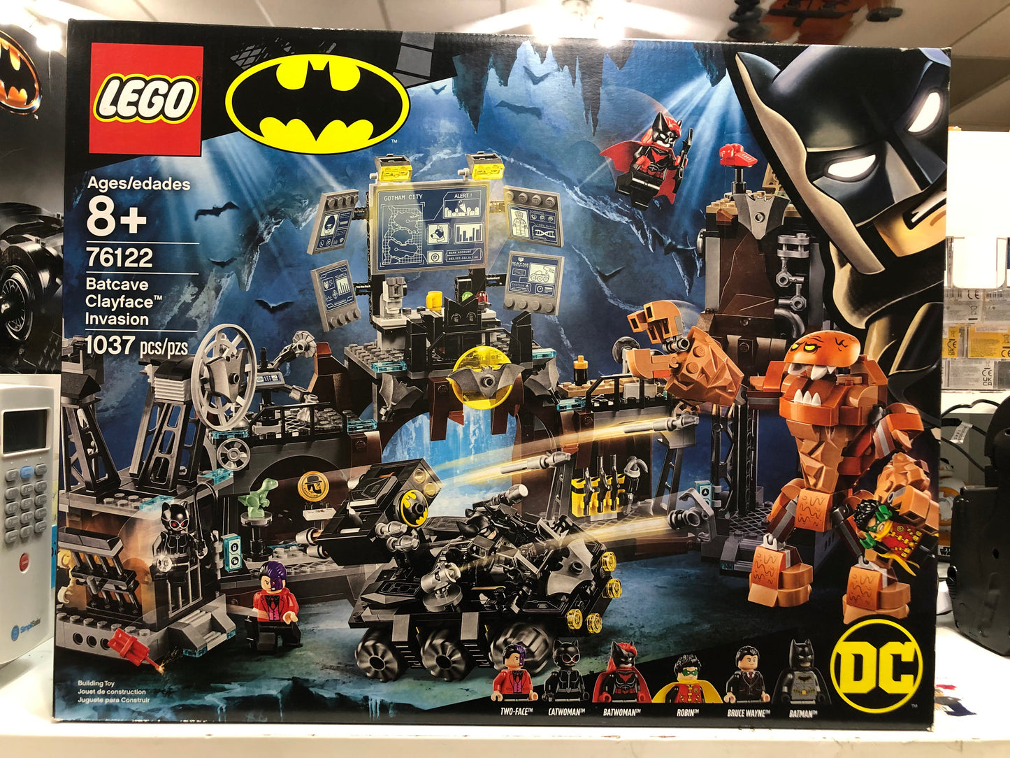 Batcave Clayface™ Invasion, 76122 LEGO® DC Super Heroes Set