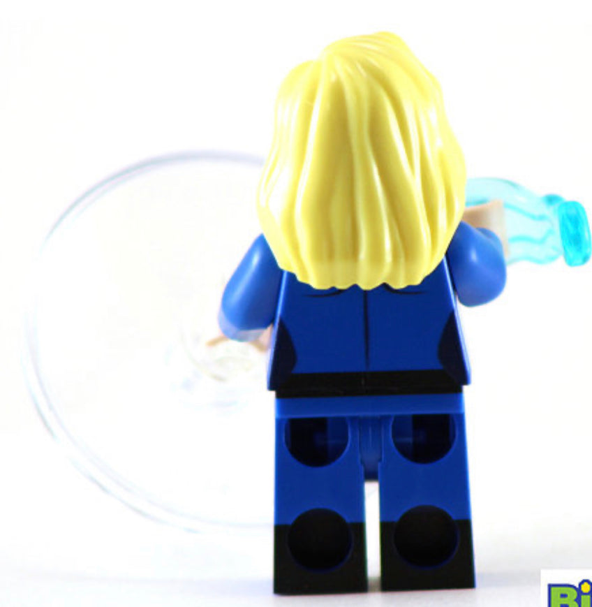 DISAPPEARING WOMAN Invisible Woman Custom Printed Minifigure