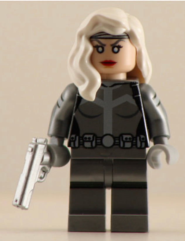 Silver Sable Custom Printed Minifigure