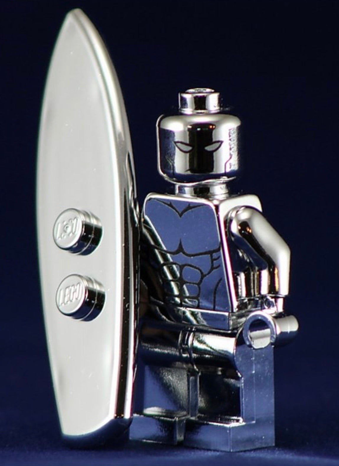 CHROMED SURFER Custom Printed & Chromed & Inspired Marvel Minifigure