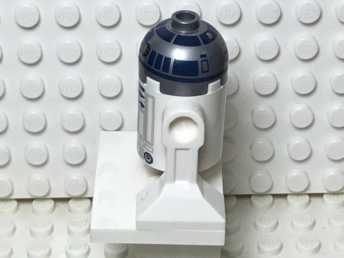 Astromech Droid, R2-D2, Flat Silver Head, Dark Pink Dots and Large Receptor, sw1085, LEGO® Star Wars Minifigure