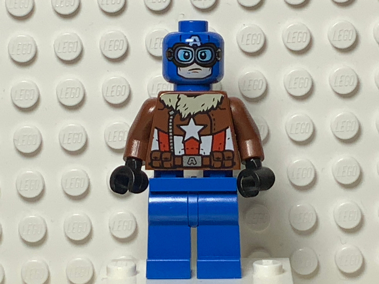 Pilot Captain America, sh0374, LEGO® Marvel Minifigure