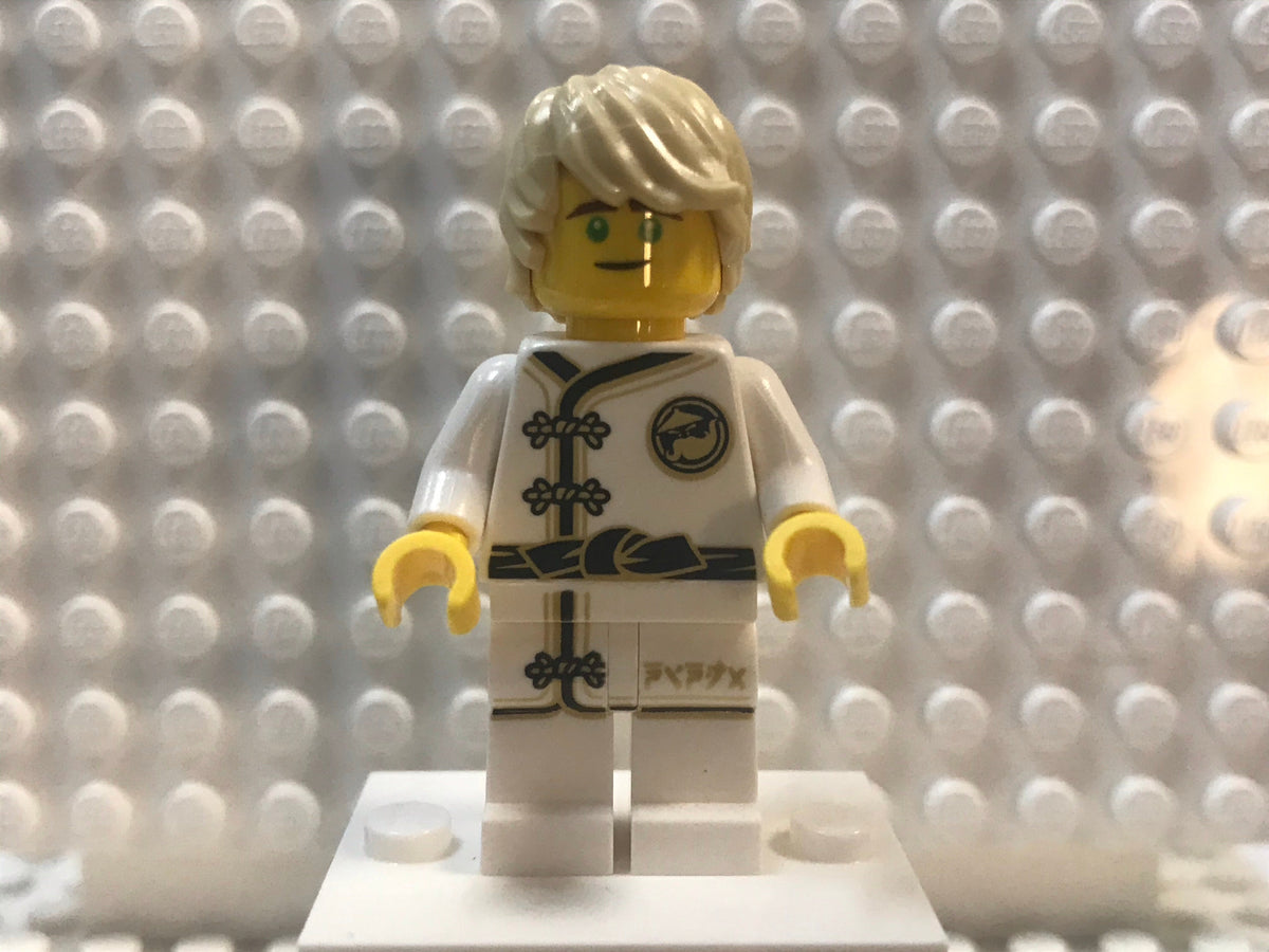 Lloyd - White Wu-Cru Training Gi, Tousled Hair, njo0429 - LEGO® Ninjago Minifigure